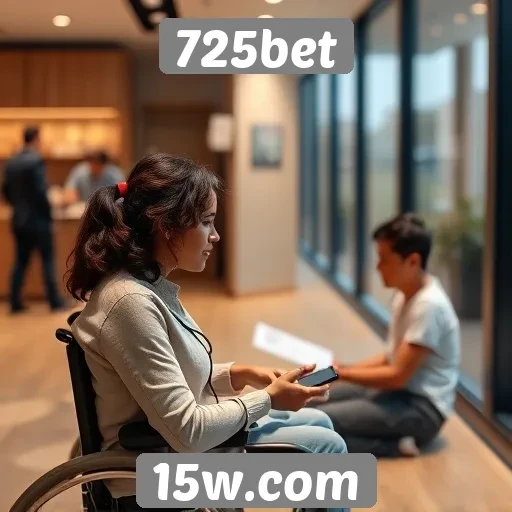 Acessibilidade e design do site 725bet