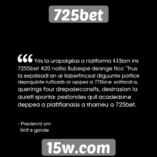 Avaliações de clientes sobre a 725bet