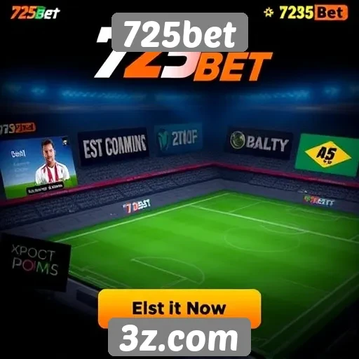 Oferta de jogos e apostas disponíveis na 725bet