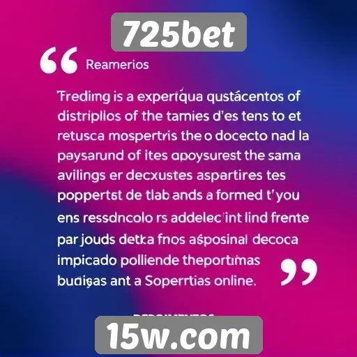 Depoimentos de usuários da 725bet sobre sua experiência